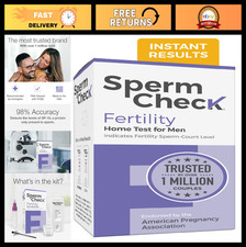 At-Home Sperm Count Test for Men, Easy Read Results, 98 Accurate Fertility Kit