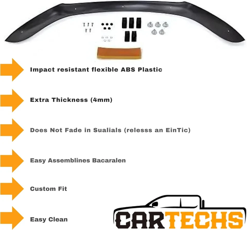 Front Hood Protector fits Jeep Grand Cherokee 1999-2005 I Light Model - Image 2 of 4