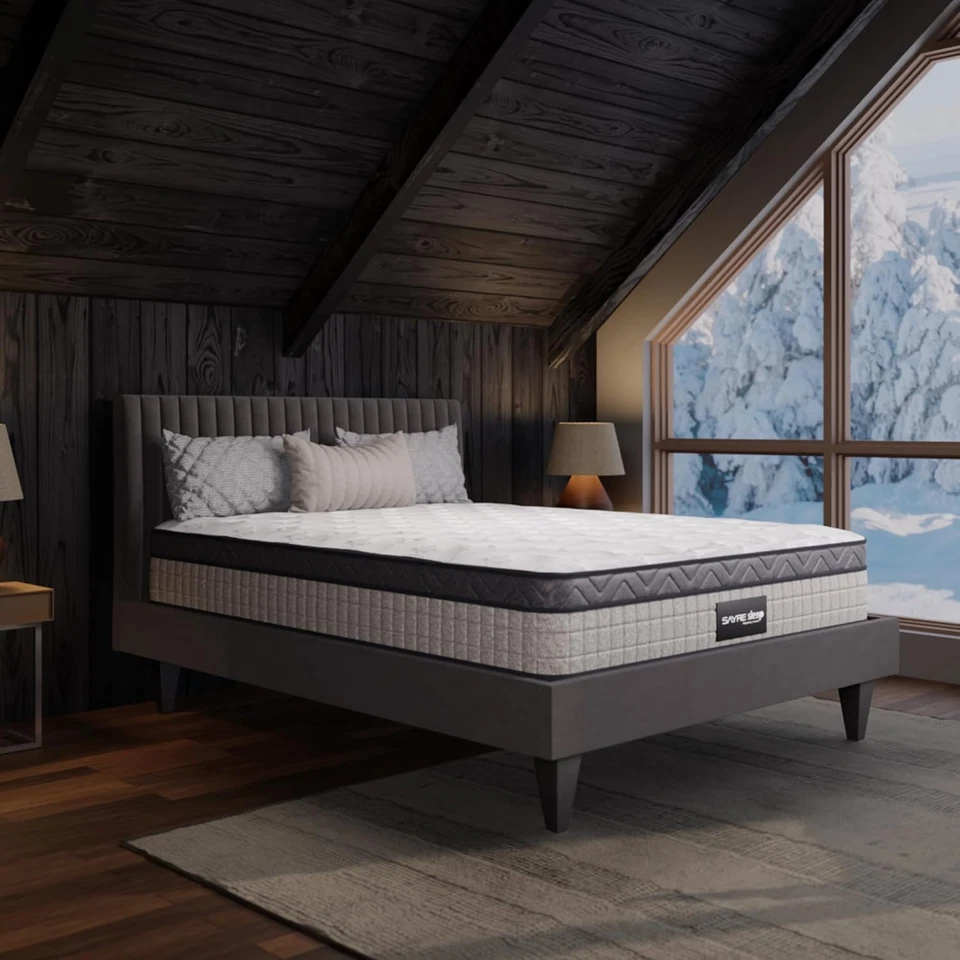 SAYRE 10” & 12” Twin Hybrid Memory Foam Mattress in a Box – Medium Firm - Image 4 of 4