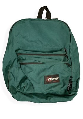 Older Eastpak Backpack Made In USA Green Large