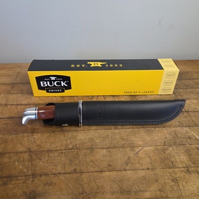 Buck 120CCS General Heritage Series Fixed Blade Knife, Leather Sheath  USA NIB