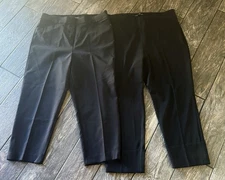 Chicos black label ankle cropped counterpart black lot L  2 Euc Crop Lot
