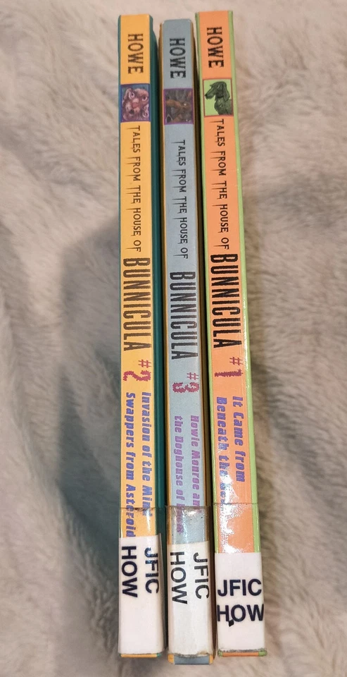 GREAT/VERY RARE Vintage/1990s EX-LIBRARY RENTALS Bunnicula Harcover Books #1-3 - Image 4 of 4