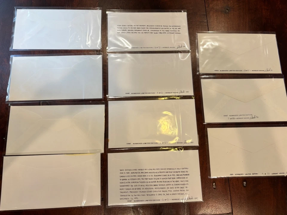 NIKIRK 11 FDCs BLACK HISTORY 1989-98 Covers Many Limited Editions !! - Image 2 of 2