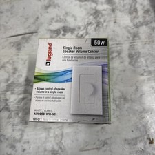 NEW Legrand Single Room Speaker Volume Control AU0050-WH-V1 Wall Dial Knob 50w