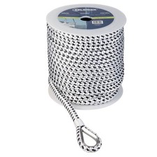 Talamex 12mm x 20m Polyester Braided Anchorline With Stainless Steel Thimble