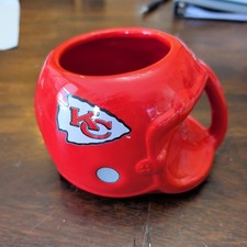 DE COLECCIÓN Hunter Kansas City Chiefs CERÁMICA NFL CASCO DE FÚTBOL AMERICANO TAZA JARRÓN TAZA