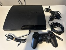 Sony PlayStation 3 Slim 40GB  Console Black ps3 Full Set Up
