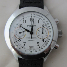 CRONOGRAFO SOVIETICO RUSSO POLJOT MOVIMENTO  3133 PERFETTAMENTE FUNZIONANTE