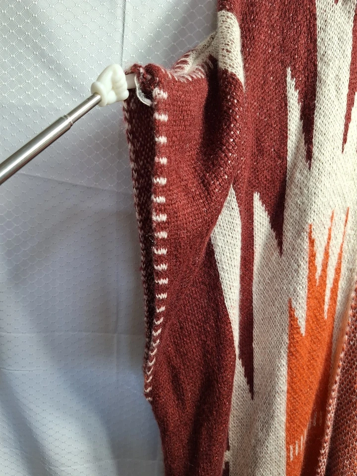 RUE 21 Tribal Southwestern Long Knit Duster One Size Multi Kimono Style Topper - Image 4 of 4