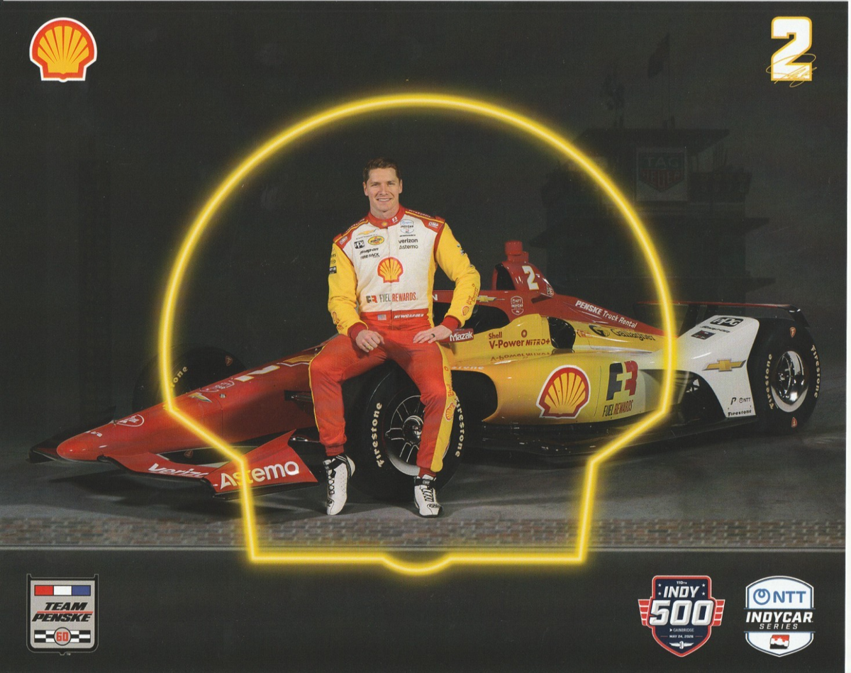 2026 JOSEF NEWGARDEN INDIANAPOLIS 500 only HERO PHOTO CARD