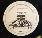 Black Sabbath - Retro Rock Broadcast LP 12/12/83 - Ultra Rare Transcription