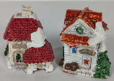 Museum Collections 1987 Mini Village Houses Set Toy Shop & Antiques Taiwan