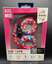 Altec Lansing Kid Safe Wired Headphones 3-5 Years With Inline Mic Limited Volume