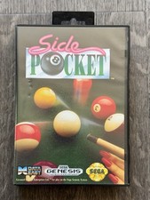 Side Pocket Sega Genesis 1992 CIB Complete Game Case Manual Data East