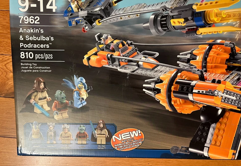 *NUEVO* LEGO Star Wars Anakin & Sebulba’s Podracers #7962 Foto 3 de 3