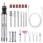 Professional Manicure Pedicure Kit, Cordless Rechargeable-Nail Set for2156