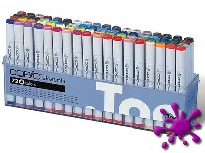 Copic Sketch 72er Set A, Layoutmarker 