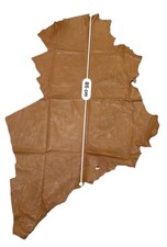 Pelle Marrone Vera Pelle di Agnello Vera Pelle 85x46 Cm