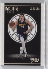 2020-21 Panini Noir Icon Edition Holo Silver 9/25 Nikola Jokic #93 7y2