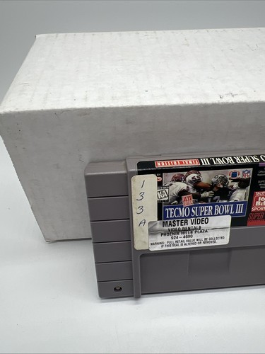 Tecmo Super Bowl III (Super Nintendo SNES) - Picture 2 of 8