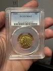 1909-P Gold Indian Half Eagle PCGS MS63 Nice Coin!