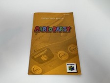 Mario Party Nintendo N64  Manual instruction booklet only  
