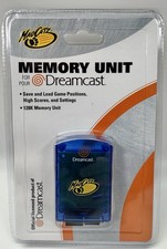 Brand New in Retail Packaging MadCatz Memory Card Unit for Sega Dreamcast Blue