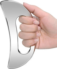 Gua Sha Massage Tool with Handle Stainless Steel Body Muscle Massage Scraper