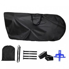 Bike Transport Bag Carrier Portable Dustproof Fixing Straps Storage for Trains