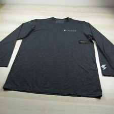 Anetik Shirt Mens Extra Large Gray Outdoor Performance Vint UPF UV Stretch