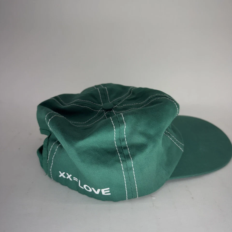 Винтажный Marithe Francois Girbaud зеленый XX = любовь шляпа крышка - Изображение 4 из 4