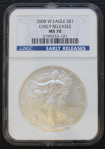 2008-W American Silver Eagle — photo from another recent sale