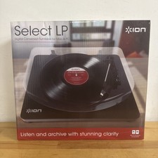 Ion Select LP Digital Conversion Turntable for MAC and PC - NEW- OPEN BOX