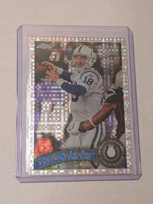 2011 Topps Chrome X-Fractor Peyton Manning #110 HOF Great Condition COLTS