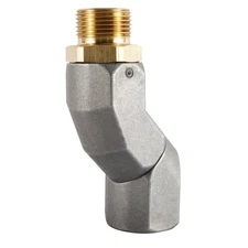 DasMarine 3/4" Fuel Swivel, 360 Rotating Connector for Fuel Nozzle, NPT, Zinc...
