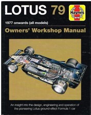 LOTUS 79 F1 CAR 1977- DESIGN ENGINEERING & COMPETITION HISTORY BOOK *HARDBACK*