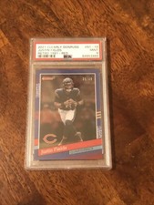 2021 Clearly Donruss Justin Fields RC Retro 1991-Red 19/49 PSA 9 MINT