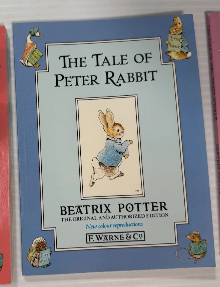 The Tale of Peter Rabbit,Tailor Gloucester,Tiggy-Wink Beatrix Potter Set 3 Books — 第 3/4 张图片