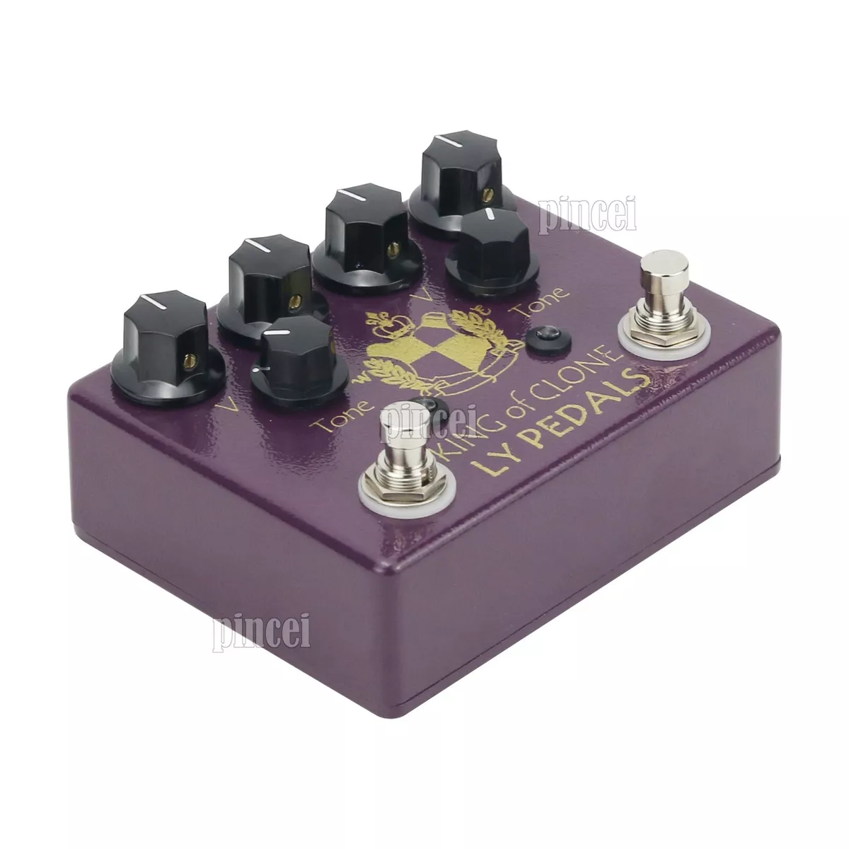LY-ROCK Handmade Overdrive Pedal Guitar Pedal For KING Of TONE V4 Clone