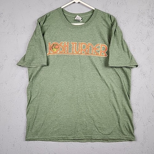 Josh Turner T Shirt Mens XL Extra Large Green Backwoods Boy Antler Tour Concert