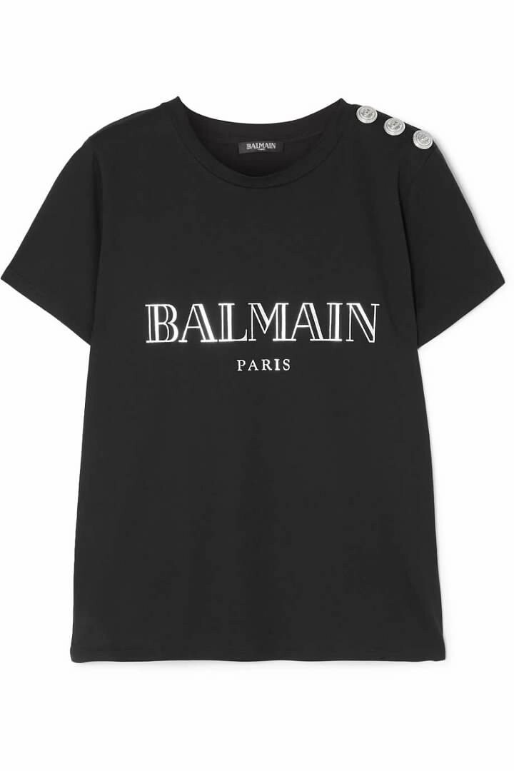Authentic Balmain Paris Black & Silver Original Logo Women's