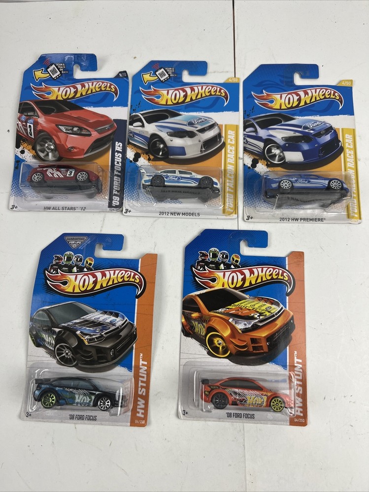 Hot Wheels Ford Lot Of 5 Various Years And Models