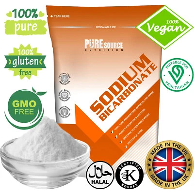 PURE SOURCE NUTRITION PSN Sodium Bicarbonate / Baking Soda / Bicarbonate of Soda 15Kg Fine Powder