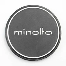 Minolta 57mm - Black/Silver Metal - Push-On Front Lens Cap