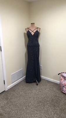 Dillard's Dear Moon Maxi Dress Size 5 Navy Blue Glitter Caged Cut Out Gown | eBay Dillard's Dear Moon Maxi Dress Size 5 Navy Blue Glitter Caged Cut Out Gown | eBay