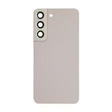 Back Glass with Camera Lens for Samsung Galaxy S22 Pink Gold Aftermarket Part