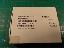 Mini-Circuits 30-3000 MHz Broadband Limiter, +11.5 dBm, New/Unused, VLM-33-S+.