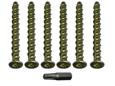 Beton Blitz Donnerbolt Torx Kopf Schraube M6 X 50Mm Yzp Packung Mit 4 + Bit