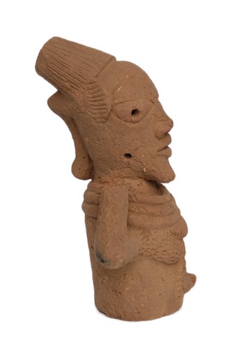 Statuette Stil Nok Nigeria 19 CM Terrakotta Afrikanisch Afrika Art Erster #16819 - Imagen 2 de 4